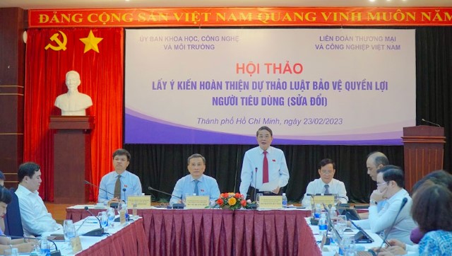 PHÓ CHỦ TỊCH QUỐC HỘI NGUYỄN ĐỨC HẢI DỰ HỘI THẢO VỀ DỰ ÁN LUẬT BẢO VỆ QUYỀN LỢI NGƯỜI TIÊU DÙNG (SỬA ĐỔI)